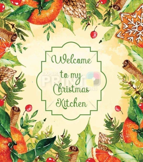 Welcome to my Christmas Kitchen Garden Flag