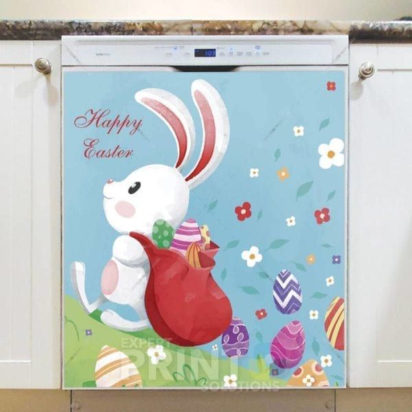 Easter Bunny Delivery Dishwasher Magnet