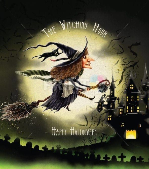 The Witching Hour Garden Flag