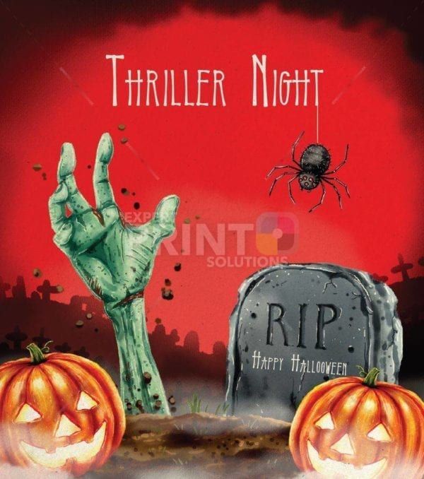 Halloween Thriller Night Garden Flag