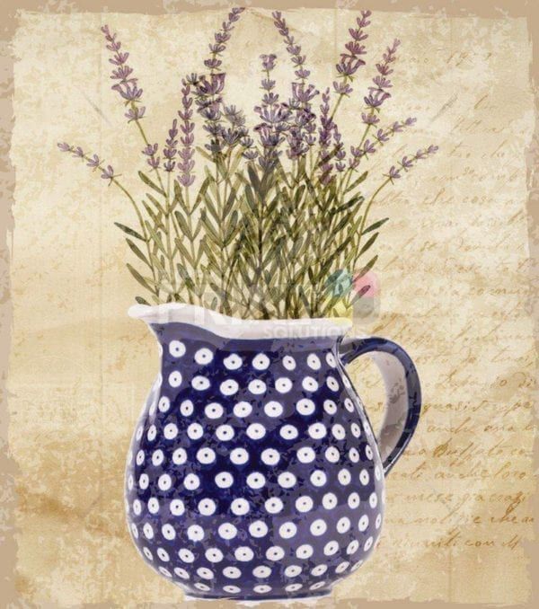 Vintage Lavender Design #8 Garden Flag