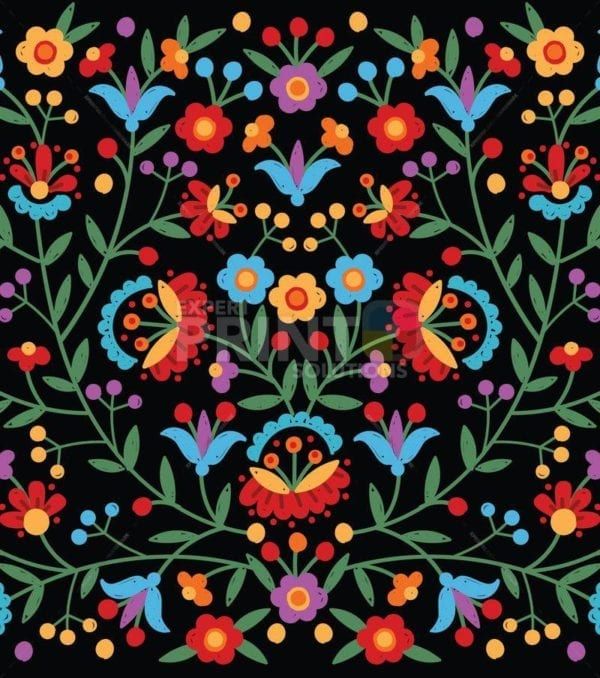 Easter European Bohemian Folk Flowers Garden Flag