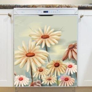 Pretty Morning Daisies Dishwasher Magnet