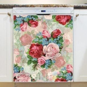 Victorian Rose Bouquets #2 Dishwasher Magnet