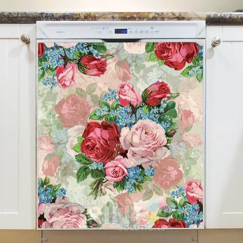 Victorian Rose Bouquets #2 Dishwasher Magnet