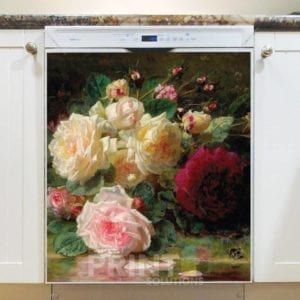 Beautiful Romantic Victorian Roses #2 Dishwasher Magnet