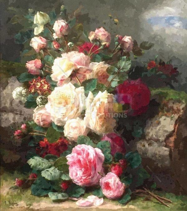 Beautiful Romantic Victorian Roses #8 Garden Flag