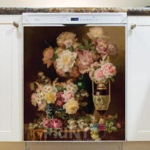 Beautiful Romantic Victorian Roses #10 Dishwasher Magnet