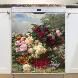 Beautiful Romantic Victorian Roses #12 Dishwasher Magnet