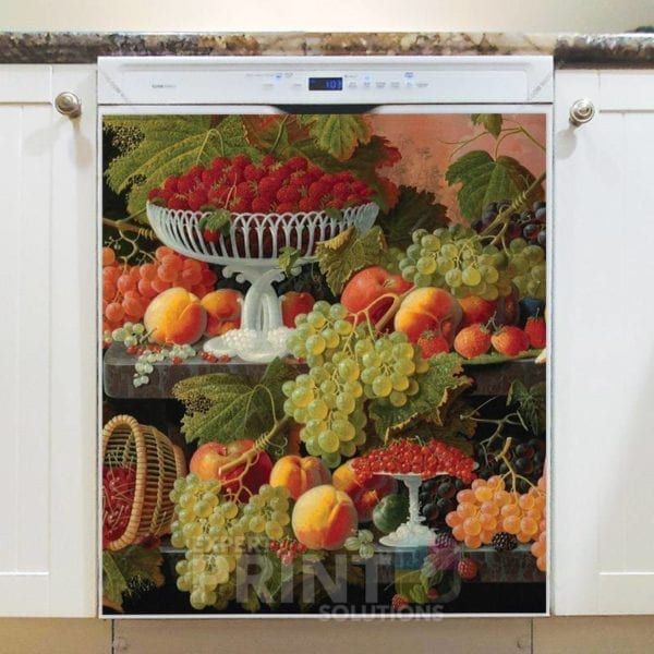 Beautiful Still Life with Juicy Fruit #9 Dishwasher Magnet