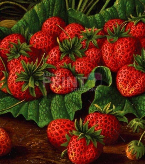 Red Juice Strawberries Garden Flag