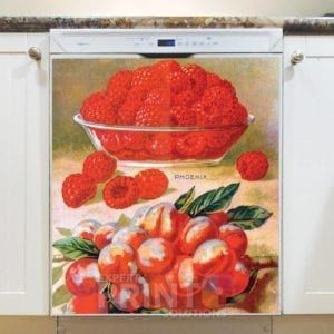 Vintage Retro Vegetable and Fruit Label #24 Dishwasher Magnet