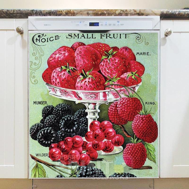 Vintage Retro Vegetable and Fruit Label #28 Dishwasher Magnet