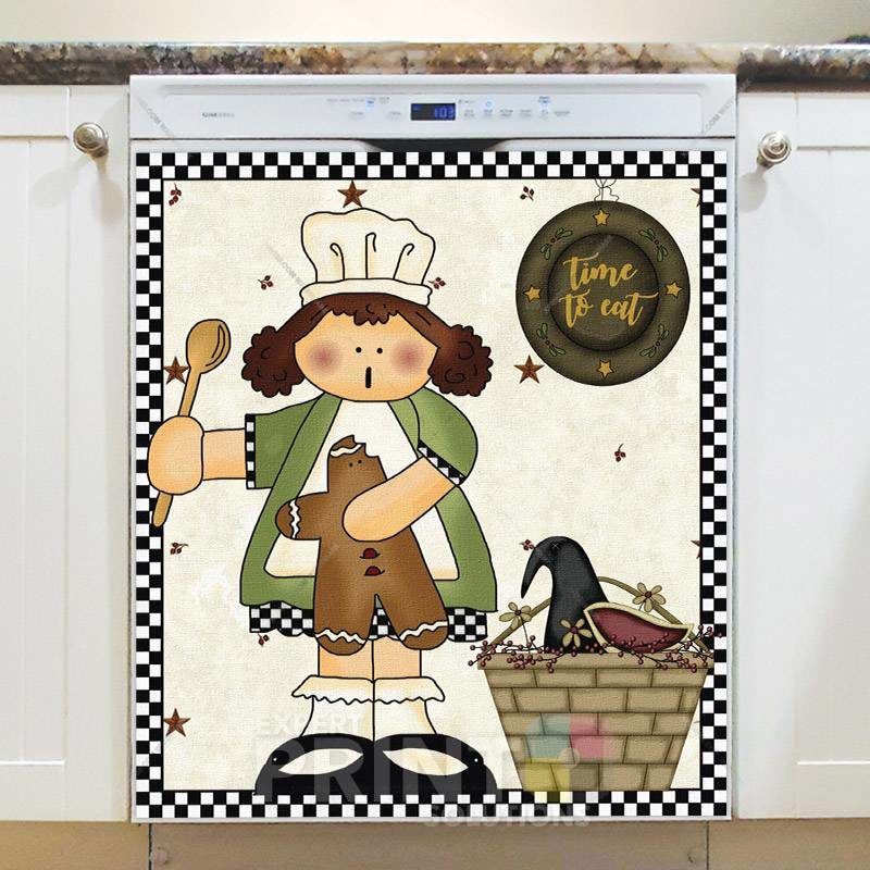 Primitive Country Kitchen #2 Dishwasher Magnet