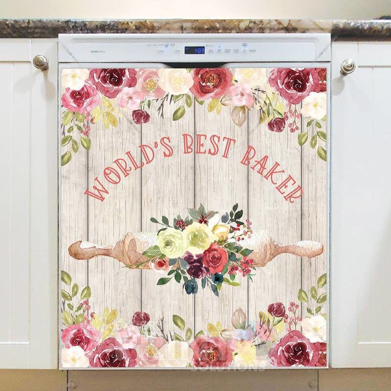 World's Best Baker Dishwasher Magnet