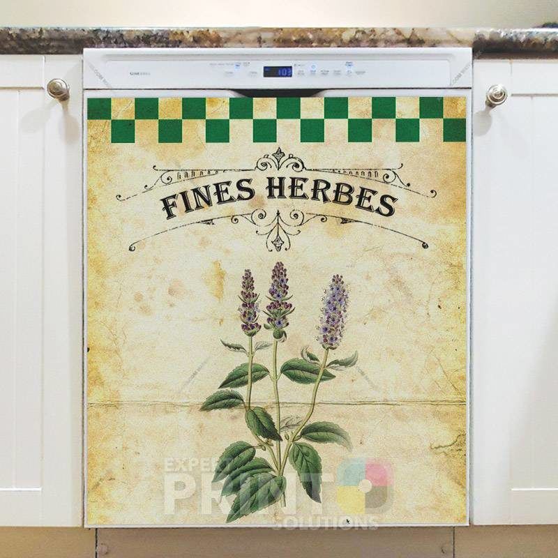 Vintage Fine Herbes #2 Dishwasher Magnet