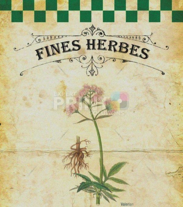 Vintage Fine Herbes #3 Garden Flag