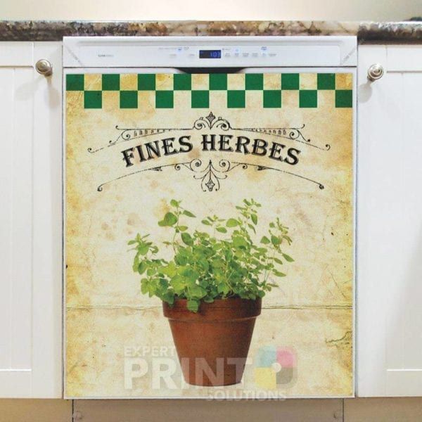 Vintage Fine Herbes #9 Dishwasher Magnet