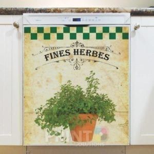 Vintage Fine Herbes #11 Dishwasher Magnet