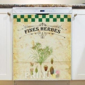 Vintage Fine Herbes #12 Dishwasher Magnet