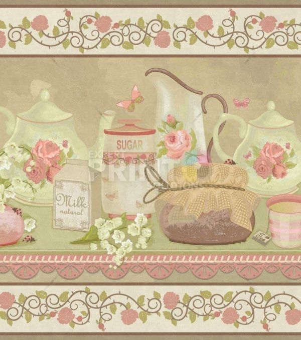 Pretty Kitchen Design Garden Flag