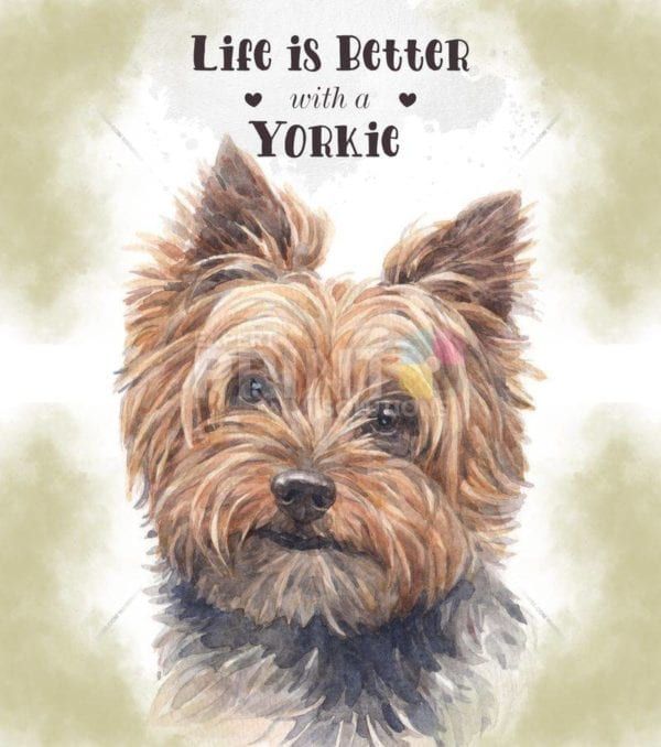 Life is Better with a Yorkie Garden Flag