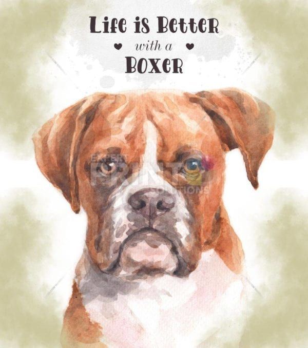 Life is Better with a Boxer Garden Flag