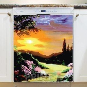 Beautiful Summer Sunset Dishwasher Magnet