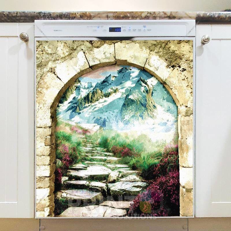 Archway to a Secret Garden Dishwasher Magnet