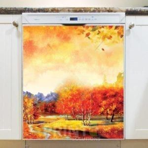 Autumn Countryside Dishwasher Magnet