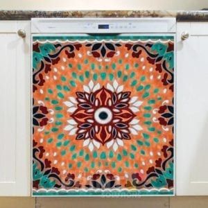 Bohemian Talavera Indian Ethnic Pattern #3 Dishwasher Magnet