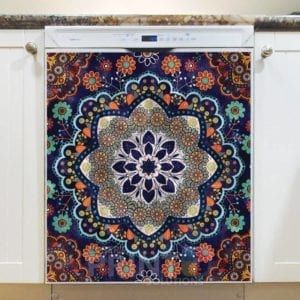 Beautiful Ethnic Mandala Design #1 Dishwasher Magnet