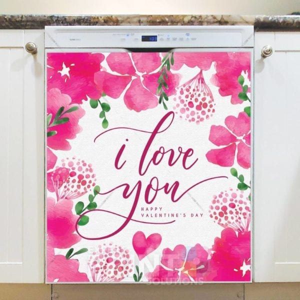 Happy Valentine's Day #37 Dishwasher Magnet