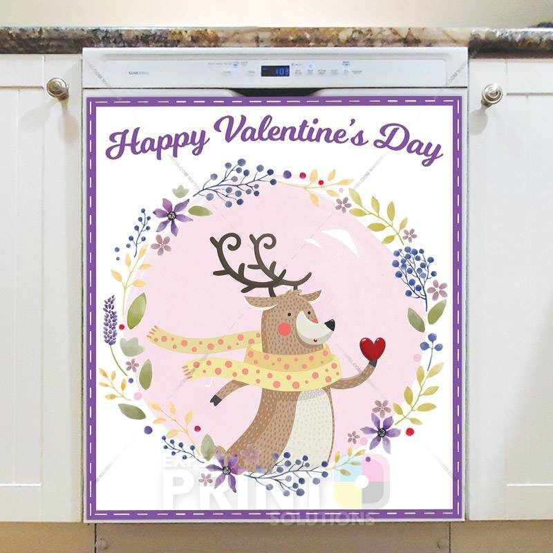 Happy Valentine's Day #63 Dishwasher Magnet