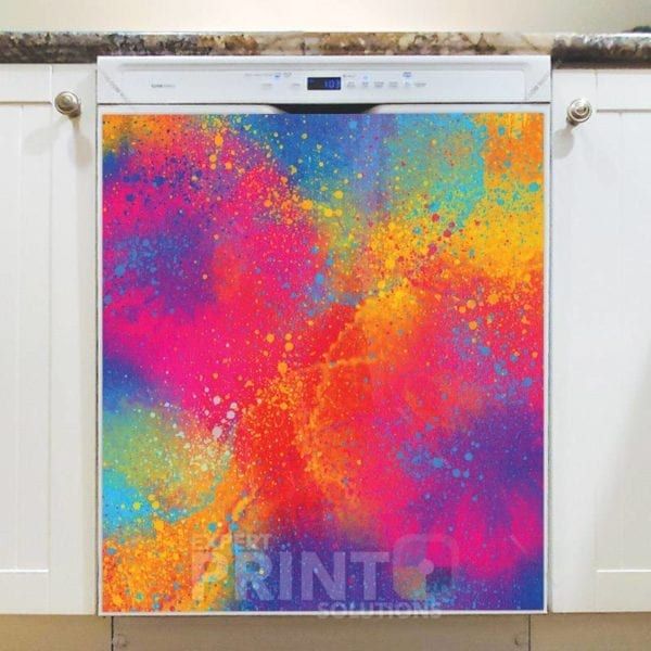 Beautiful Abstract Watercolor Design Dishwasher Magnet
