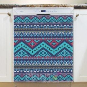 Beautiful Ethnic Bohemian Folk Pattern #1 Dishwasher Magnet