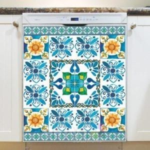 Beautiful Ethnic Bohemian Folk Talavera Pattern #2 Dishwasher Magnet