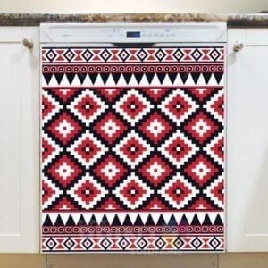 Beautiful Ethnic Folk Native Aztec Pattern #1 Dishwasher Magnet