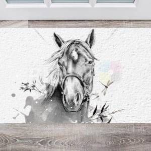 Beautiful Native Horse Floor Sticker