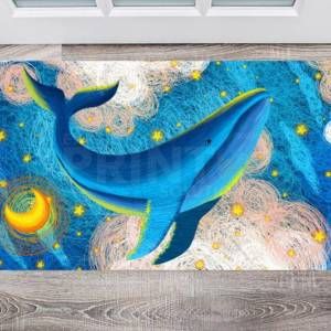Fairytale Whales #6 Floor Sticker
