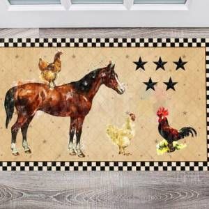 Life in the Farmhouse #10 - Bless Our Farm and Animals Floor Sticker