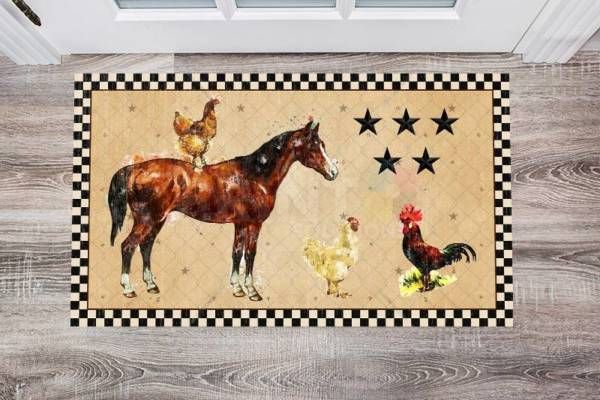 Life in the Farmhouse #10 - Bless Our Farm and Animals Floor Sticker