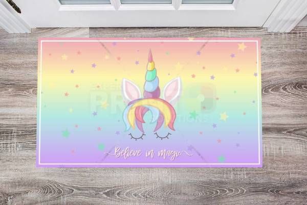 Believe in Magic Unicorn - Believe in Magic Floor Sticker