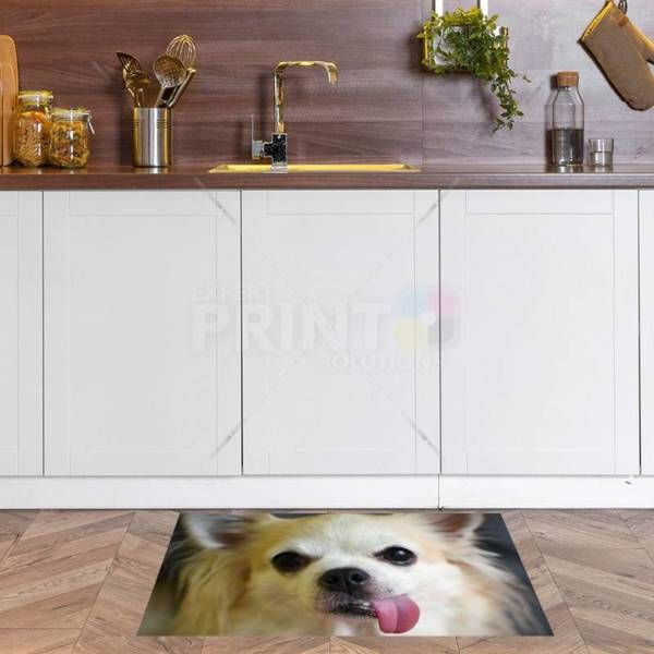 Puppy Tongue Out #2 Floor Sticker