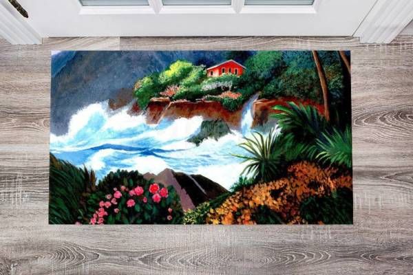 Waterfall Cottage Floor Sticker