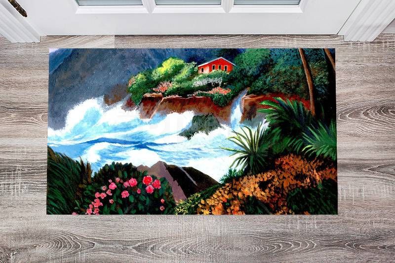Waterfall Cottage Floor Sticker