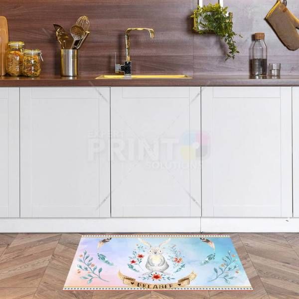 Cute Ethnic Bunny - Dreamer Floor Sticker