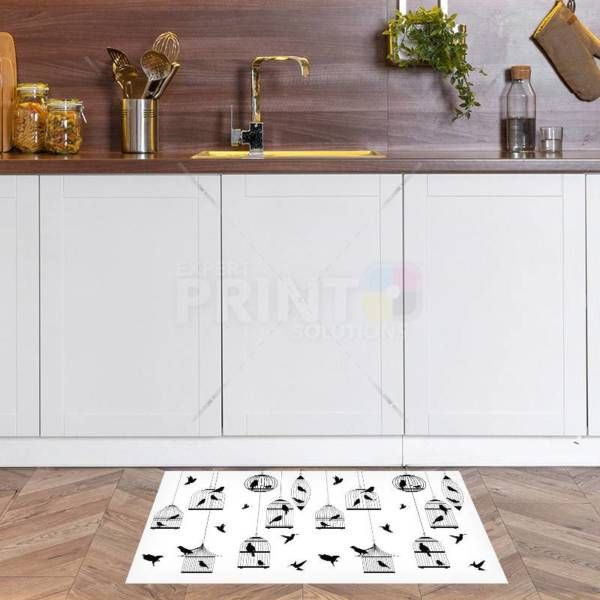 Birds and Cages Floor Sticker