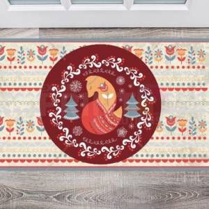 Christmas - Scandinavian Tale #7 Floor Sticker
