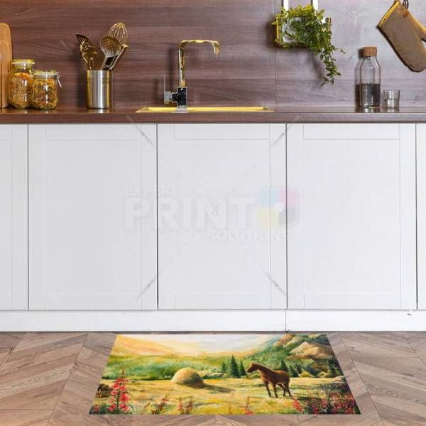 Horse in the Meadow Floor Sticker